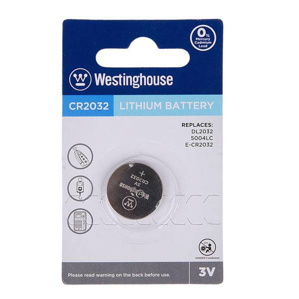Westinghouse Lithium CR2032 Battery، باتری سکه‌ای وستینگ هاوس مدل CR2032