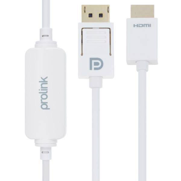 Prolink MP306 DisplayPort To HDMI Cable 2m، کابل تبدیل DisplayPort به HDMI پرولینک مدل MP306 به طول 2 متر
