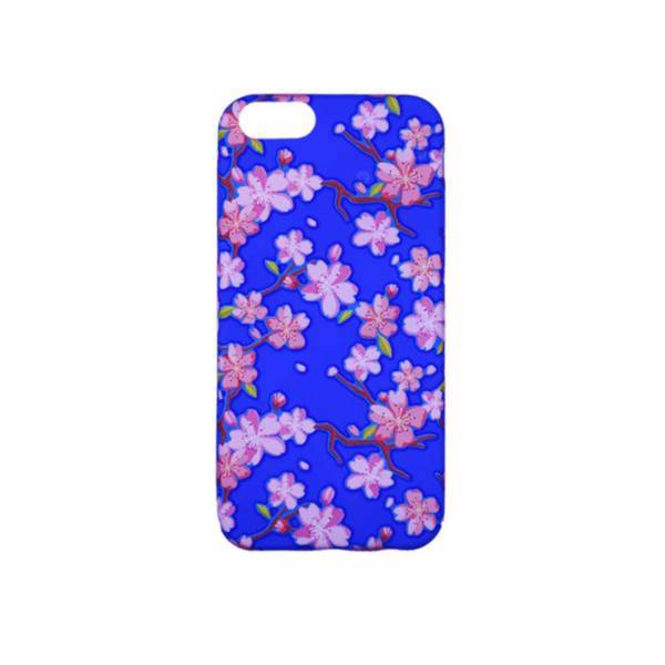 Pink Blossom Colouful Jelly Cover For Iphone 7/8، کاور ژله ای چندرنگ مدل شکوفه صورتی مناسب برای گوشی Iphone 7/8