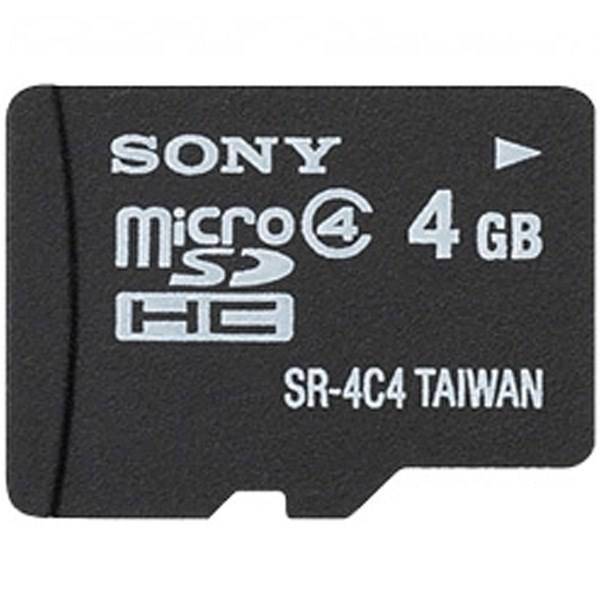 Sony MicroSD Class 4 - 4GB، کارت حافظه ی میکرو SD سونی کلاس 4 - 4 گیگابایت