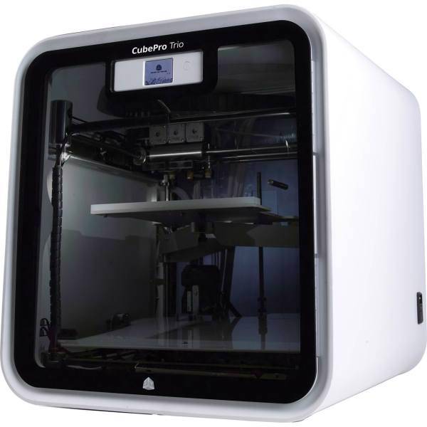 3DSYSTEMS CubePro Trio 3D Printer، پرینتر سه‌بعدی تری دی سیستمز مدل CubePro Trio