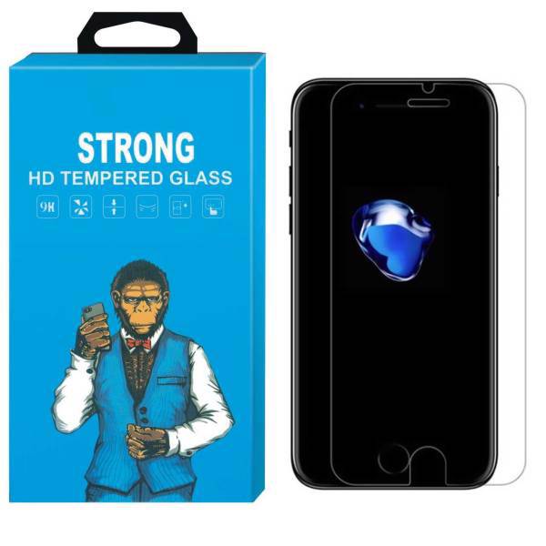 Strong Tempered Glass Screen Protector For Apple Iphone 8/7، محافظ صفحه نمایش شیشه ای تمپرد مدل Strong مناسب برای گوشی اپل آیفون 7/8