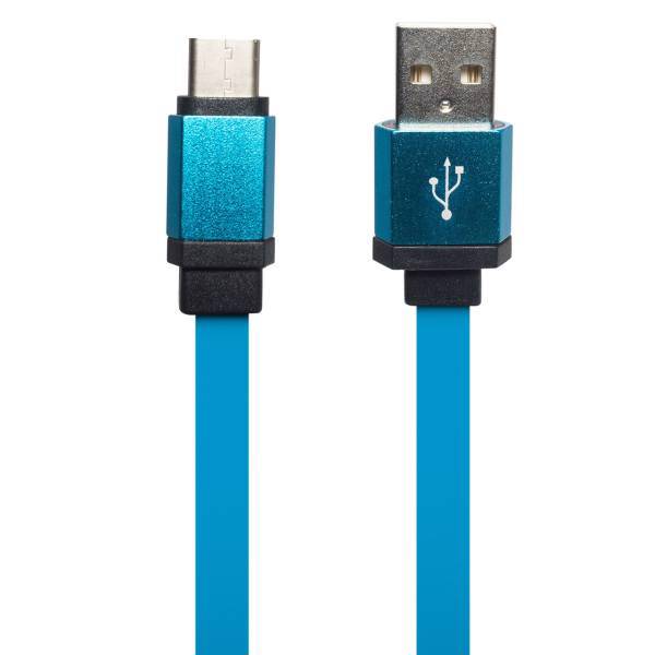 Ruler Flat USB To USB-C Cable 1m، کابل تبدیل USB به USB-C رولر مدل Flat به طول 1 متر