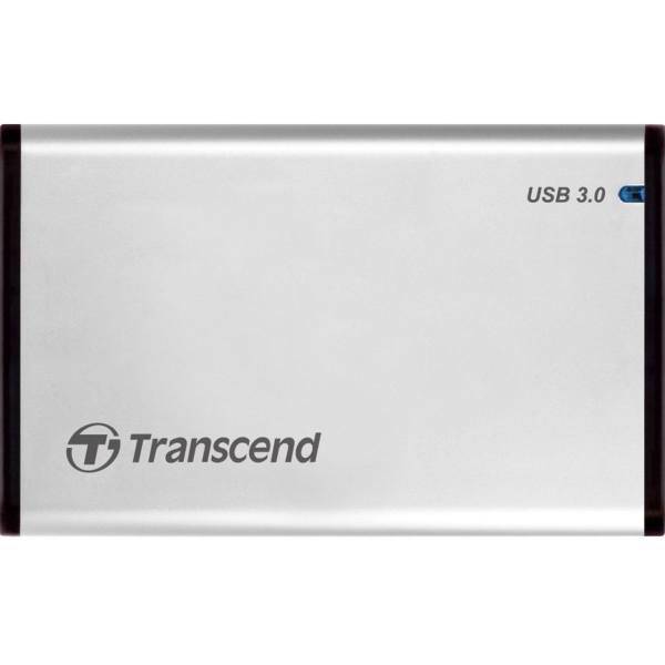 Transcend StoreJet 25S3 USB 3.0 2.5 Inch Enclosure for SATA 3 SSD and HDD، قاب اکسترنال هارددیسک 2.5 اینچ و حافظه اس اس دی USB 3.0 ترنسند مدل StoreJet 25S3