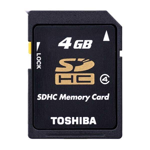 Toshiba SDHC Card 4GB Class 4، کارت حافظه اس دی اچ سی توشیبا 4 گیگابایت کلاس 4