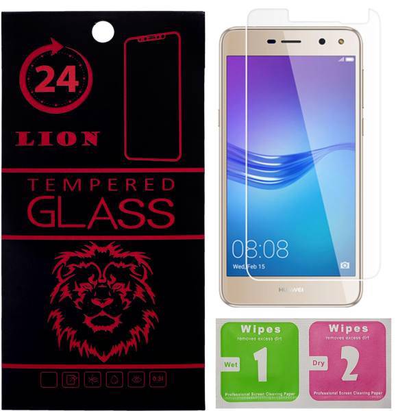 LION 2.5D Full Glass Screen Protector For Huawei Y5 2017، محافظ صفحه نمایش شیشه ای لاین مدل 2.5D مناسب برای گوشی هوآوی Y5 2017