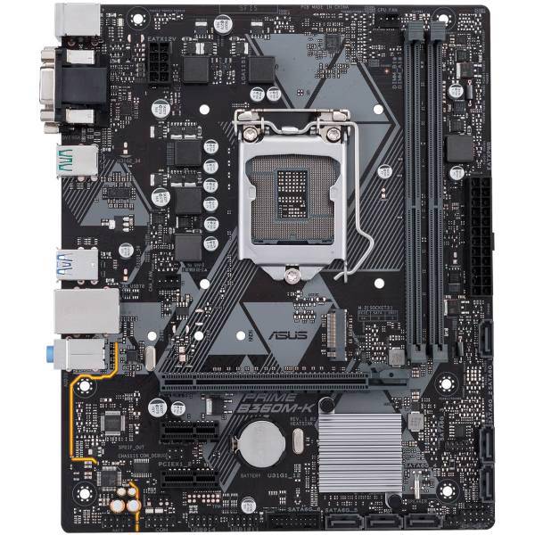 ASUS PRIME B360M-K Motherboard، مادربرد ایسوس مدل PRIME B360M-K