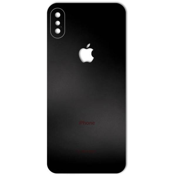 MAHOOT Black-color-shades Special Texture Sticker for iPhone X، برچسب تزئینی ماهوت مدل Black-color-shades Special مناسب برای گوشی iPhone X