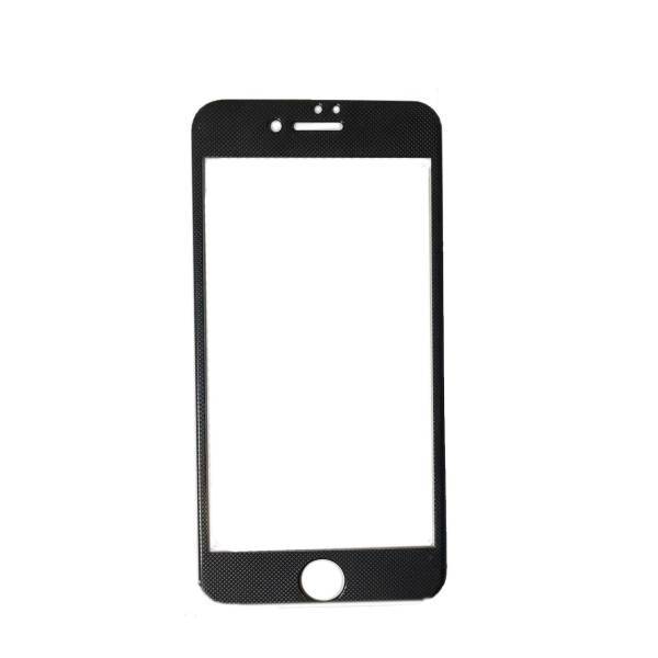 Glass iphone carbon Apple 3D Glass Screen Protector Tempered glass carbon For iPhone 7 plus، محافظ صفحه نمایش کربن شیشه ای گلس ایفون اپل فولTempered full glass carbon مدل 3D برای آیفون7 پلاس