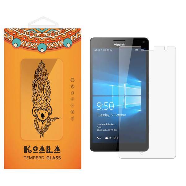 KOALA Tempered Glass Screen Protector For Microsoft Lumia 950 XL، محافظ صفحه نمایش شیشه ای کوالا مدل Tempered مناسب برای گوشی موبایل مایکروسافت لومیا 950XL