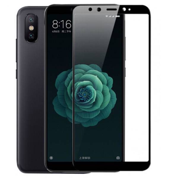 3D Full Adhesive Glass Xiaomi Mi 6X / A2، محافظ صفحه نمایش تمام چسب مدل Full Glue مناسب برای گوشی شیائومی Mi 6X / A2