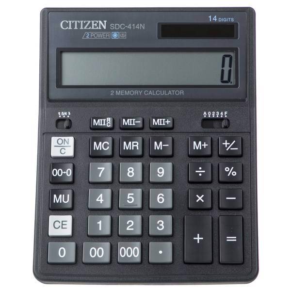 Citizen SDC-414N Calculator، ماشین حساب سیتیزن مدل SDC-414N
