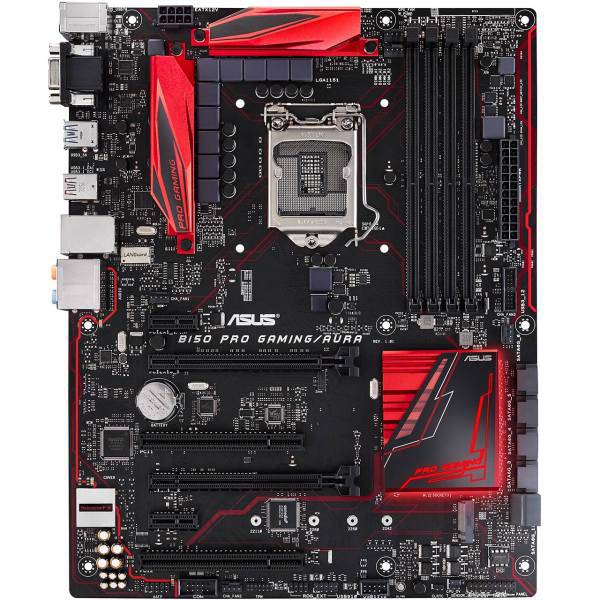 ASUS B150 PRO GAMING/AURA Motherboard، مادربرد ایسوس مدل B150 PRO GAMING/AURA