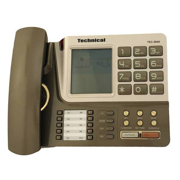 Technical TEC-5840 Phone، تلفن تکنیکال مدل TEC-5840