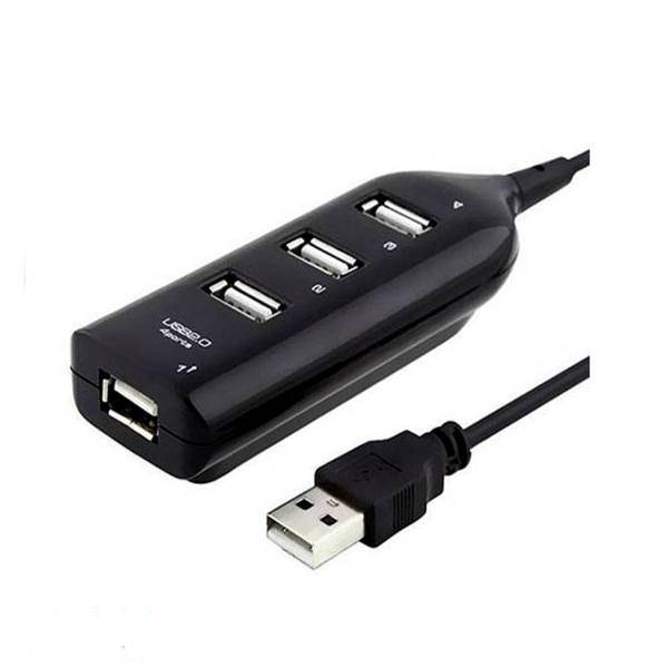 Hub USB 2.0 4ports HI-SPEED، هاب 4 پورت USB 2.0 مدل HI-SPEED