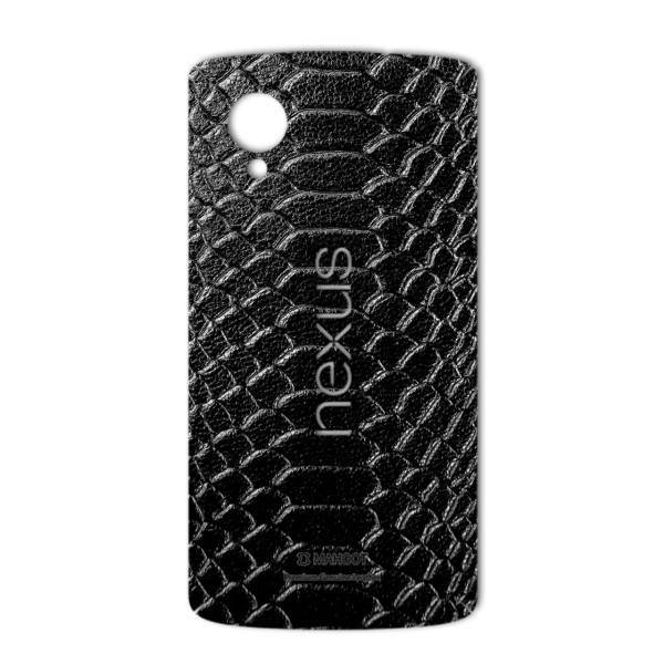 MAHOOT Snake Leather Special Sticker for Google Nexus 5، برچسب تزئینی ماهوت مدل Snake Leather مناسب برای گوشی Google Nexus 5