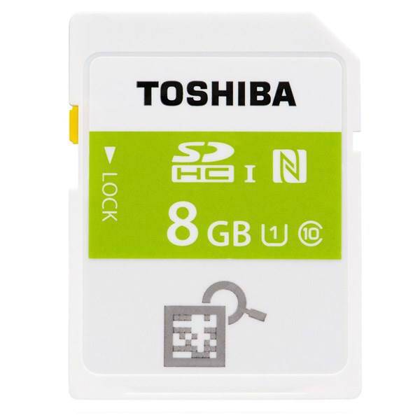 Toshiba NFC High Speed Professional Class 10 UHS-I U1 SDHC - 8GB، کارت حافظه SDHC توشیبا مدل NFC High Speed Professional کلاس 10 استاندارد UHS-I U1 ظرفیت 8 گیگابایت