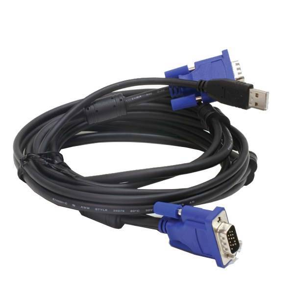 D-Link DKVM-CU 180 CM 2 in 1 USB KVM Cable، کابل 1.8 متری KVM دی-لینک مدل DKVM-CU