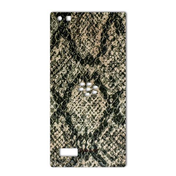 MAHOOT Jungle-python Texture Sticker for BlackBerry Leap، برچسب تزئینی ماهوت مدلJungle-python Texture مناسب برای گوشی BlackBerry Leap