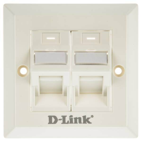 D-Link NFP-0WHI22 Dual Port Face Plate، فیس پلیت دو پورت دی-لینک مدل NFP-0WHI22