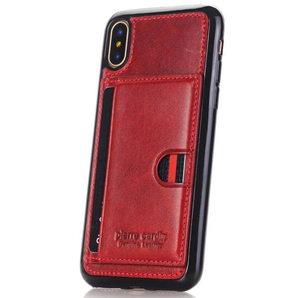 Pierre Cardin PCL-P11 Leather Cover For IPhone X، کاور چرمی پیرکاردین مدل PCL-P11 مناسب برای گوشی آیفون X