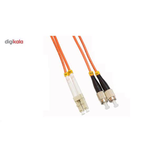 Pach cord cable 5m lc-fc.mm espod، کابل پچ کورد فیبر نوری مالتی مود اسپاد پنج متری FC بهLC