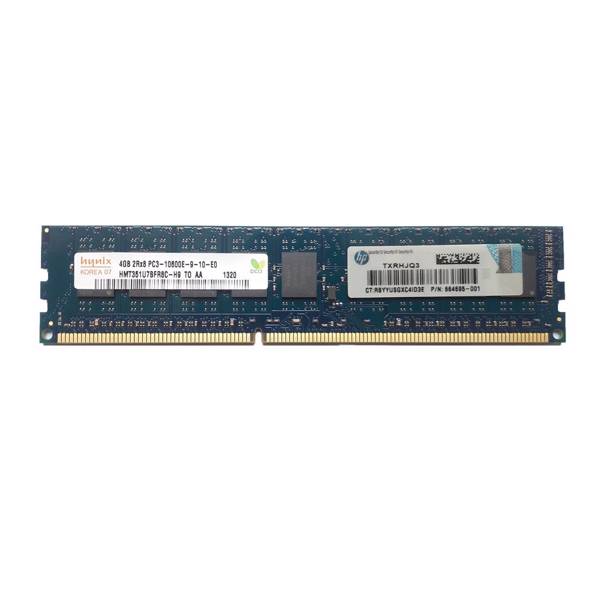 HP 4GB 1X4GB 1333MHZ PC3-10600 CL9 ECC DUAL RANK DDR3 SDRAM DIMM، رم دسکتاپ DDR3 دو کاناله 1333 مگاهرتز ECC اچ پی مدل PC3-10600 ظرفیت4 گیگابایت