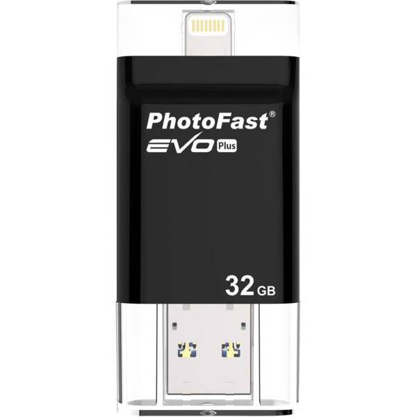 Photofast i-FlashDrive Evo Plus OTG Flash Memory - 32GB، فلش مموری OTG فوتوفست مدل i-FlashDrive Evo Plus ظرفیت 32 گیگابایت