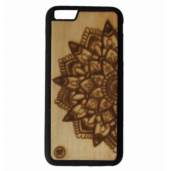 Mizancen Sun wood cover for iPhone 7Plus/8Plus، کاور چوبی میزانسن مدل Sun مناسب برای گوشی آیفون 7Plus/8Plus