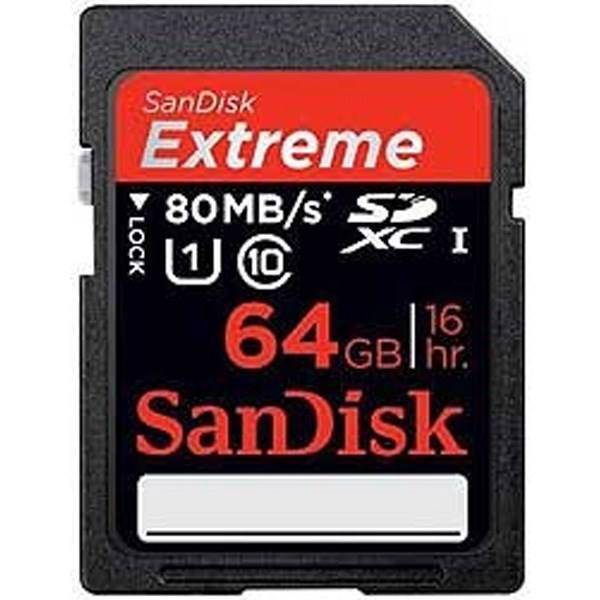 SanDisk SDXC Extreme 533X - 64GB، کارت حافظه ی SDXC سن دیسک Extreme 533X با ظرفیت 64 گیگابایت