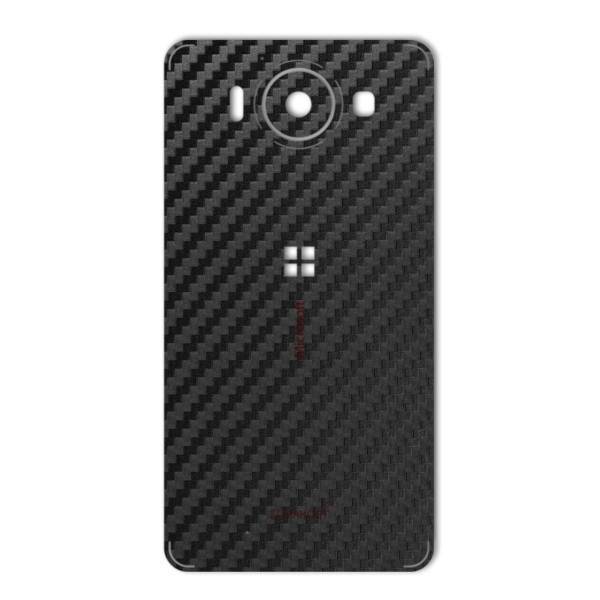 MAHOOT Carbon-fiber Texture Sticker for Microsoft Lumia 950، برچسب تزئینی ماهوت مدل Carbon-fiber Texture مناسب برای گوشی Microsoft Lumia 950