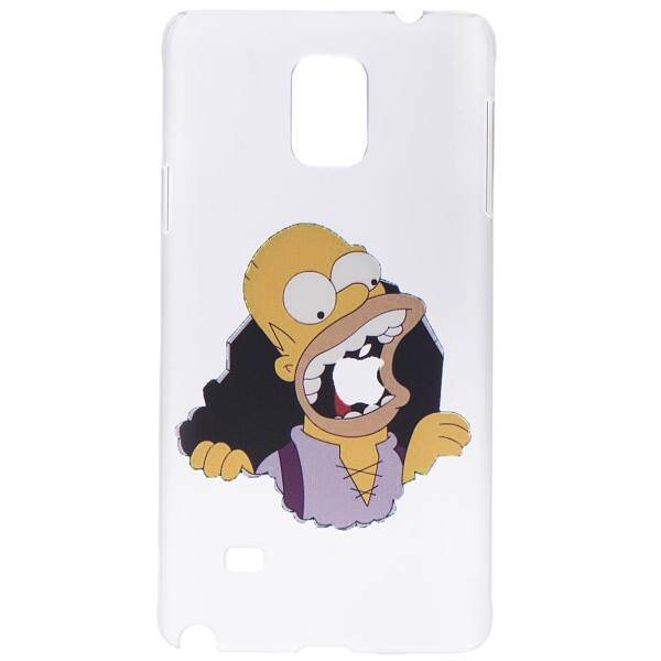 Homer Simpson Cover For Samsung Galaxy Note 4 - Type 1، کاور گوشی موبایل مدل Homer Simpson مناسب برای سامسونگ گلکسی نوت 4 - طرح 1