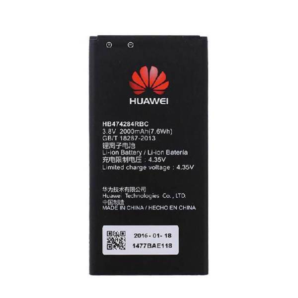 Huawei HB474284RBC 2000 mAh Mobile Phone Battery For Huawei 3C Lite، باتری موبایل هوآوی مدل HB474284RBC با ظرفیت 2000mah مناسب برای گوشی موبایل هوآوی 3C Lite