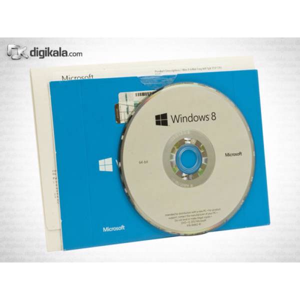 Microsoft Windows 8 Professional System Builder 64-Bit، ویندوز 8 نسخه Professional نسخه کامل 64 بیتی