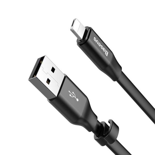 Baseus Two In One USB To Lightning And MicroUSB Cable 0.23m، کابل تبدیل 2 کاره USB به لایتنینگ و MicroUSB باسئوس مدل Two In One به طول0.23 متر