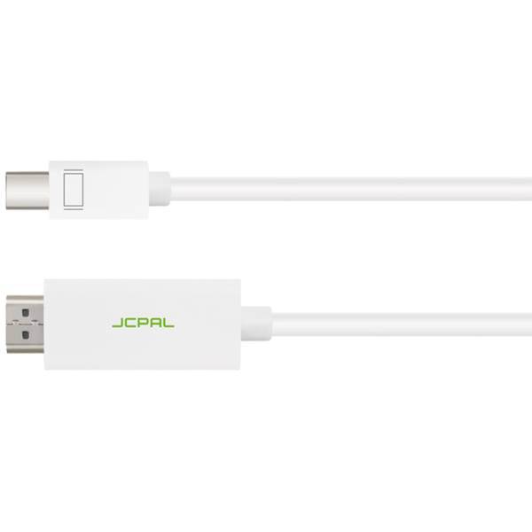 JCPAL JCP6055 Mini DisplayPort to HDMI Converter Cable 0.9m، کابل تبدیل Mini DisplayPort به HDMI جی سی پال مدل JCP6055 به طول 0.9 متر