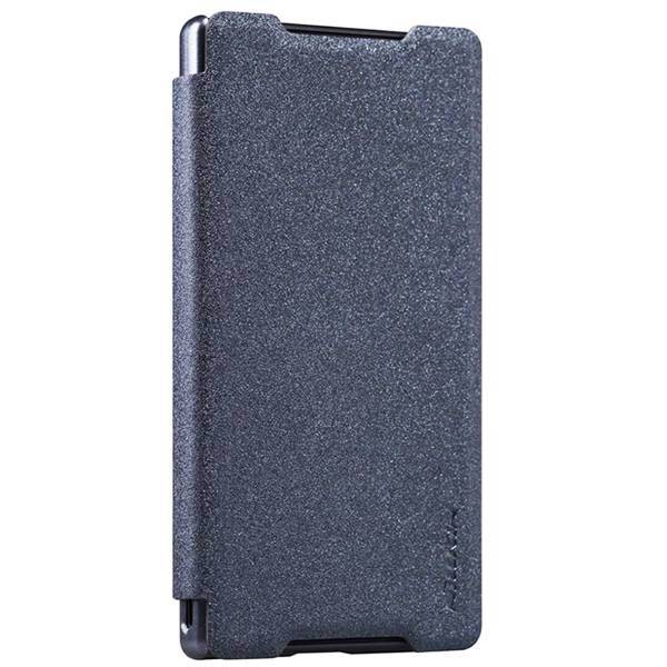 Nillkin New Leather Sparkle Cover For Sony Xperia Z5 Compact، کیف کلاسوری نیلکین مدل New Leather Sparkle مناسب برای گوشی موبایل سونیXperia Z5 Compact