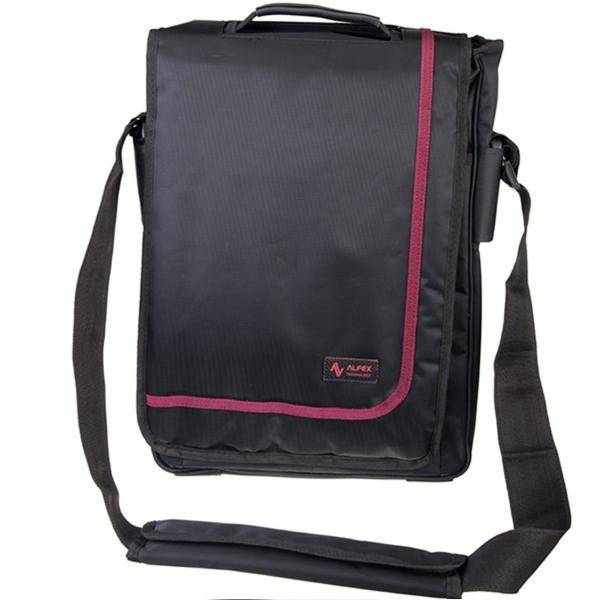 Alfex Coruz AC323 Black Bag For 17 Inch Laptop، کیف لپ تاپ مشکی الفکس مدل Coruz AC323 مناسب برای لپ تاپ 17 اینچی