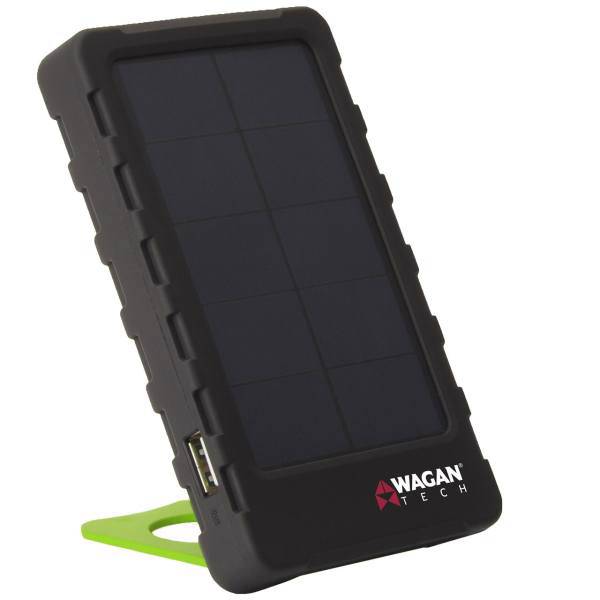 Wagan 8324 Solar Power Bank 4200mAh، شارژر همراه خورشیدی واگان مدل 8324 ظرفیت 4200 میلی آمپر ساعت
