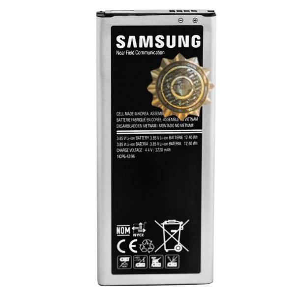 Samsung EB-BN910BBE 3220mAh Mobile Phone Battery For Samsung Galaxy Note 4، باتری موبایل سامسونگ مدل EB-BN910BBE با ظرفیت 3220mAh مناسب برای گوشی موبایل سامسونگ Galaxy Note 4