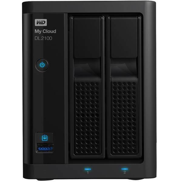 Western Digital My Cloud DL2100 NAS 2 Bayiskless، ذخیره ساز تحت شبکه وسترن دیجیتال مدل DL2100 دارای دو سینی فاقد هارددیسک
