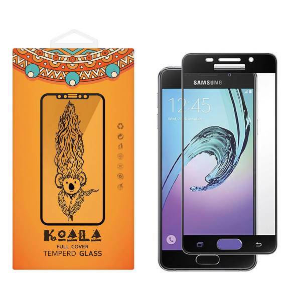 KOALA Full Cover Glass Screen Protector For Samsung Galaxy A5 2016، محافظ صفحه نمایش شیشه ای کوالا مدل Full Cover مناسب برای گوشی موبایل سامسونگ Galaxy A5 2016