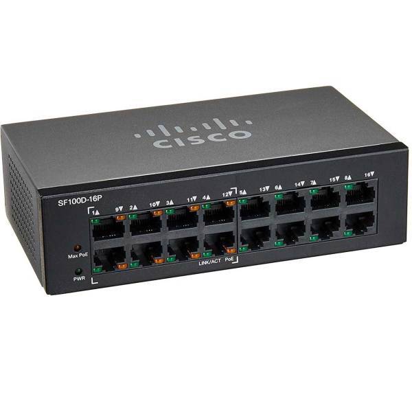 Cisco SF100D-16P 16Port Switch، سوئیچ 16 پورت سیسکو مدل SF100D-16P