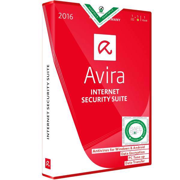 Avira Internet Security Suite Antivirus 2016 1+1 Users 1 Year Security Software، اینترنت سکیوریتی آویرا 2016، 1+1 کاربر، 1 ساله