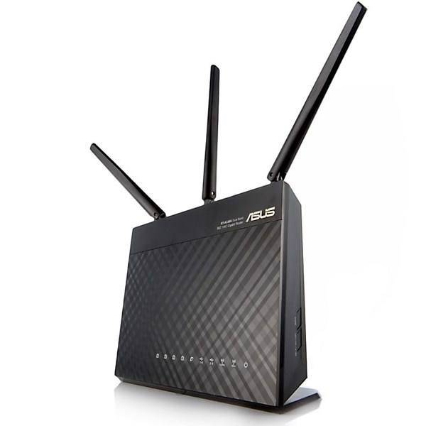 Asus RT-AC68U Dual-Band Wireless-AC1900 Gigabit Router، روتر بی‌سیم و دوبانده ایسوس مدل RT-AC68U