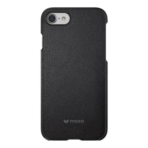 Mozo Black Leather Cover For Apple iPhone 8، کاور موزو مدل Black Leather مناسب برای گوشی موبایل آیفون 8