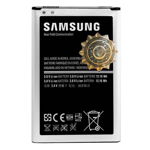 Samsung B800BE 3200mAh Mobile Phone Battery For Samsung Galaxy Note 3، باتری موبایل سامسونگ مدل B800BE با ظرفیت 3200mAh مناسب برای گوشی موبایل سامسونگ Galaxy Note 3
