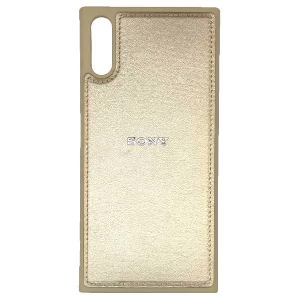 TPU Leather Design Cover For Sony Xperia XZ، کاور ژله ای طرح چرم مناسب برای گوشی موبایل سونی Xperia XZ