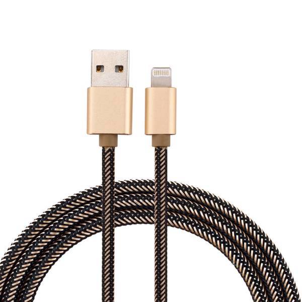 EMY MY-448 USB to Lightning Cable 2m، کابل تبدیل USB به لایتنینگ امی مدل MY-448 طول 2 متر
