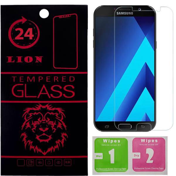 LION 2.5D Full Glass Screen Protector For Samsung A520/A5 2017، محافظ صفحه نمایش شیشه ای لاین مدل 2.5D مناسب برای گوشی سامسونگ A520/A5 2017